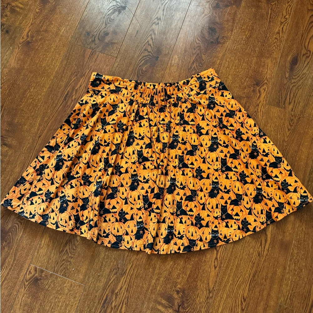 Modcloth Halloween Pumpkin Skirt 🎃 🐈‍⬛